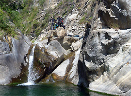 Canyoning in Valle d'Aosta