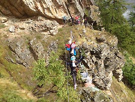 Vie ferrate in Valle d'Aosta