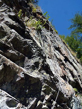 Vie ferrate in Valle d'Aosta