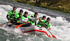 Il Team agonistico Rafting Aosta Valley