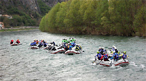 Il Team agonistico Rafting Aosta Valley